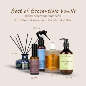Best of Essentials Bundle<br>(Reed Diffuser + Decency + Sleep Mist + OUI + Body Wash)
